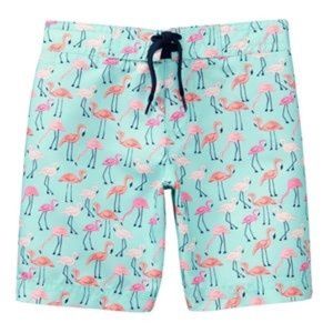 Janie & Jack Flamingo Swim Trunks
